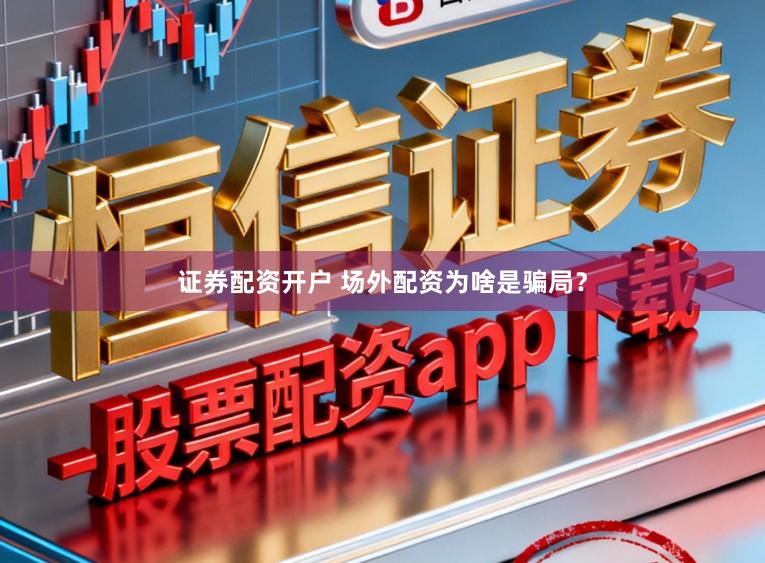 证券配资开户 场外配资为啥是骗局？