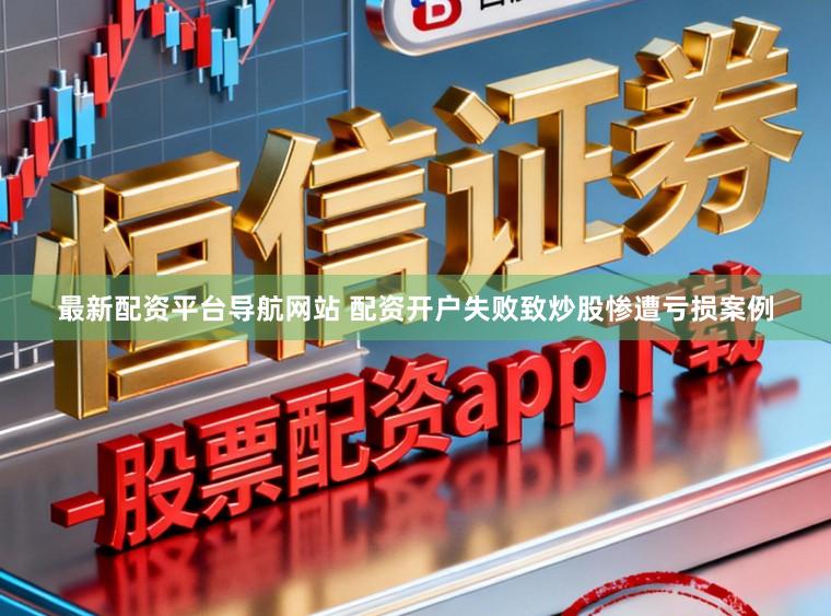 最新配资平台导航网站 配资开户失败致炒股惨遭亏损案例