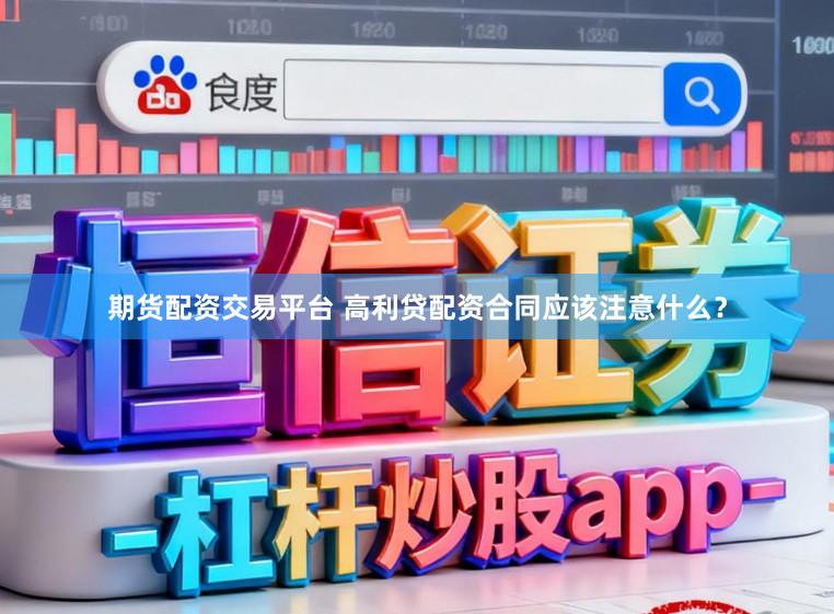 期货配资交易平台 高利贷配资合同应该注意什么？